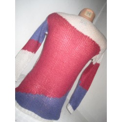 šaty s moherem zadní díl