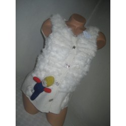 vesta s natur kožešinou s...